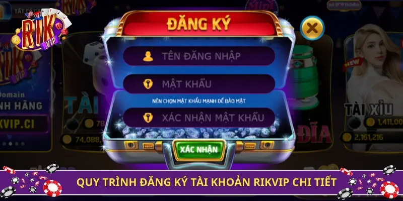 Quy trình đăng ký tài khoản Rikvip chi tiết a đến z