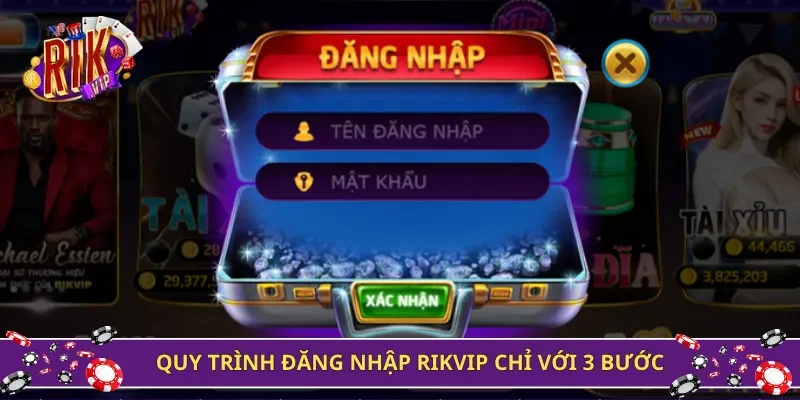 Quy trình đăng nhập Rikvip chỉ với 3 bước